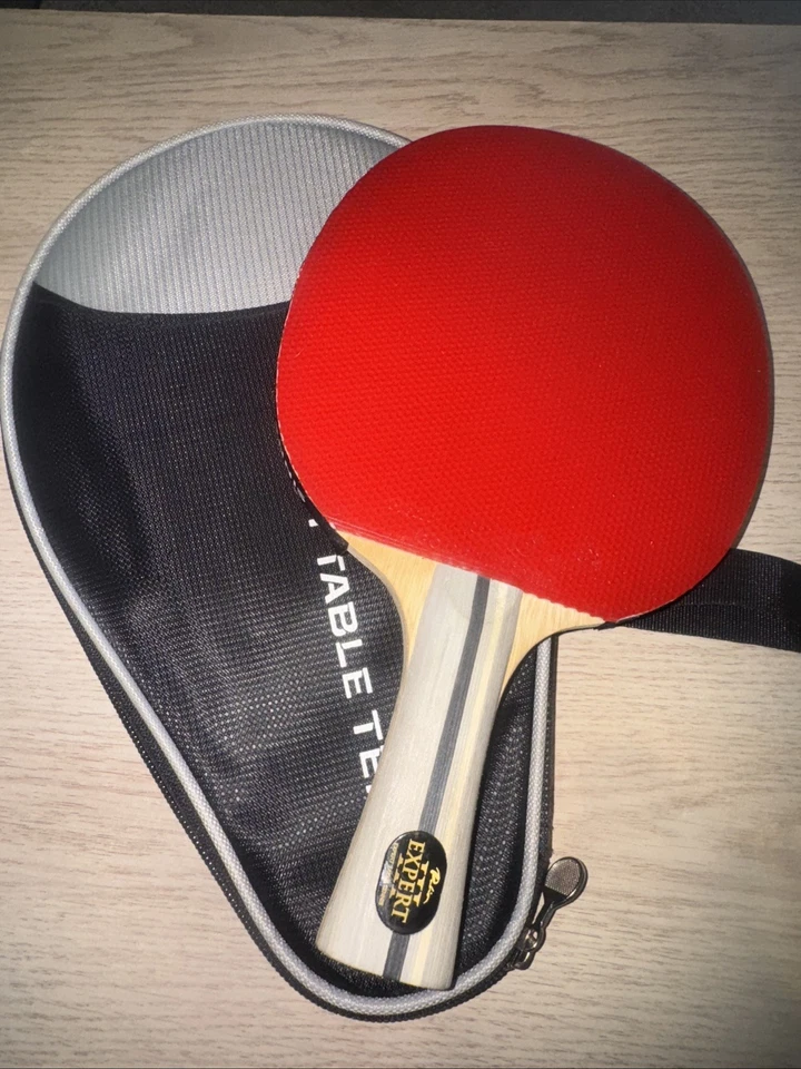 Raqueta y estuche de tenis de mesa Palio Expert 3.0 aprobado por la ITTF de alto rendimiento Foto 1 de 3