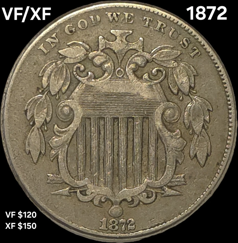 1872 Shield Nickel - Image 1 of 4