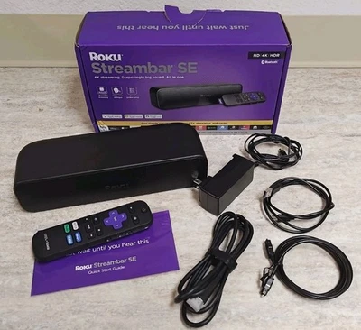 Roku - Streambar SE | 2-in-1 TV Soundbar with Built-in Streaming, | HD| 4K | HDR - Image 1 of 4