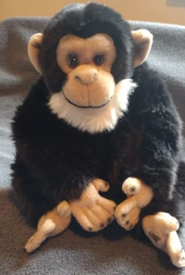 Ganz Webkinz Signature Chimpanzee Stuffed Animal Plush Monkey WKS1002 NO CODE - Image 1 of 4