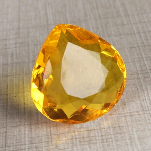 Gemstone Pendant Yellow Citrine 42.50 CT Faceted Pear Cut Loose Gems - Picture 1 of 5