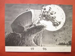 RIFF REB S E EX LIBRIS SIGNE CARTE DE VOEUX LE PYTHAGORE   ETAT NEUF - Picture 1 of 1