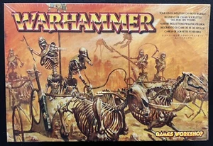 Warhammer Tomb Kings Skeleton Chariots Regiment (2002) Vintage Rare NIB OOP NOS - Picture 1 of 6