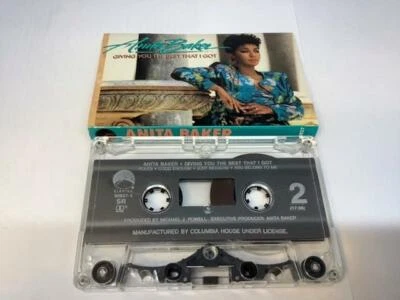 ANITA BAKER Cassette Tape GIVING YOU THE BEST THAT I GOT 1988 Asylum US E4-60827 - Image 1 of 4