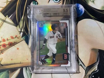 Bowman 2015 cromo béisbol Andrew Benintendi RC BGS 9,5 RC refractor Foto 1 de 4