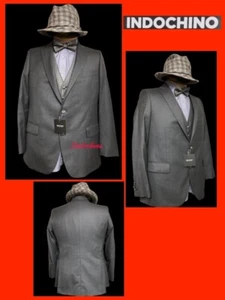 Indochino Yaletown Bespoke 50L Custom WOOL Men's Gray Blazer Jacket 382468 - Picture 1 of 9