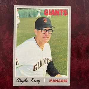 1970 Topps Set CLYDE KING semi high #624 SAN FRANCISCO GIANTS - EX - Picture 1 of 2