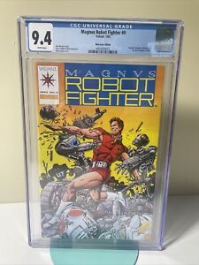 Magnus Robot Fighter #0  Cbcs 9.4 Includes Trading Card (Valiant Comics, 1992)