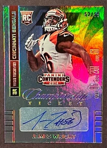 James Wright 2014 Contenders Championship Ticket /99 (Looking Up) Rookie Auto RC - Picture 1 of 2