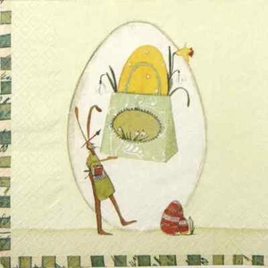 4 servilletas de papel individuales para decoupage y fiesta - amor de Pascua - Imagen 1 de 2