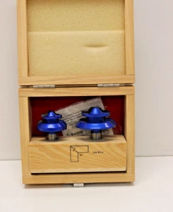 JUEGO DE BROCAS PARA ENRUTADOR DE CARPINTERÍA AZUL TORNADO VMC0207-1/2 - Imagen 1 de 3