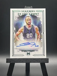 Manu Ginobli 2024 Topps Motivo Leyendas de la Corte Verde Automático #03/10 - Imagen 1 de 2