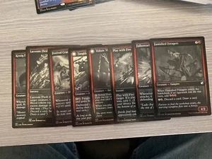 MTG Innistrad Double Feature random FOILS (Red) NM - Picture 1 of 2