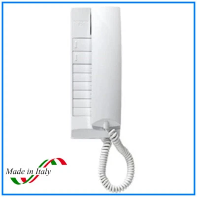 Citofono da interno universale citofoni farfisa cornetta con 5 fili 2 pulsanti