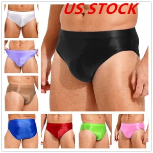 Calzoncillos boxer de cintura alta brillantes para hombre ropa interior trajes de baño parte inferior corta - Imagen 1 de 108
