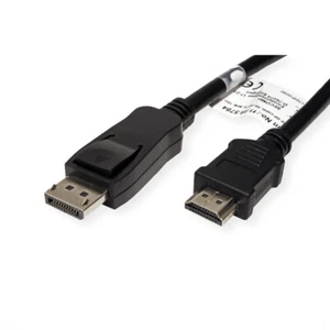 DisplayPort Kabel DP - HDTV, Stecker/Stecker, schwarz, 10 m - Bild 1 von 3