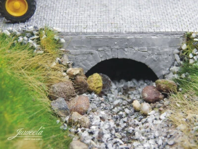 H0 1:87 Wasser Durchlässe Ziegel Brücken Graben von Juweela Neu im Sortiment - Bild 1 von 4