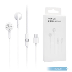 Auriculares medios intraurales originales HUAWEI Honor tipo C (AM113) - blancos - Imagen 1 de 3