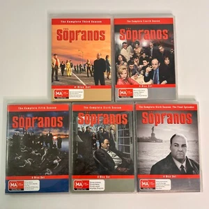 The Sopranos Season 3-6 & The Final Episodes DVD Region 4 PAL Tracked Postage - Picture 1 of 13