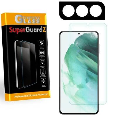 Tempered Glass Screen Protector + Lens Cover For Samsung Galaxy S22 / S22+ Plus - Image 1 of 4