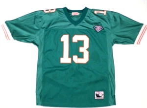 Maglietta Mitchell & Ness Throwback 13 Marino Verde Delfini Cucita 50 DIFETTOSA - Foto 1 di 10