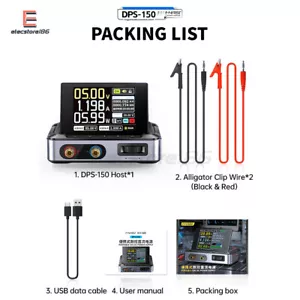 FNIRSI DPS150 Adjustable 30V/5A 150W PD QC DC Power Portable CNC DC Power Supply - Bild 1 von 12