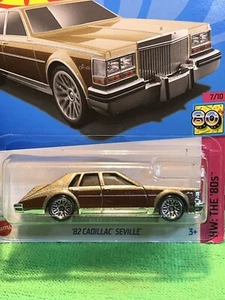 Hot Wheels The 80s 1982 Cadillac Seville Brown Diecast USED Sealed NM Condition - Picture 1 of 3