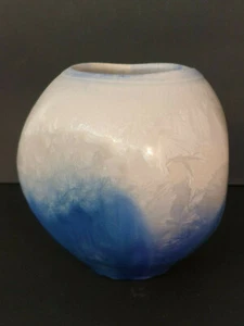 AUSTRALIAN STUDIO POTTERY CRYSTALLINE GLAZE VASE BY JOHN STROOMER - Picture 1 of 7