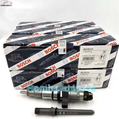 6X Fuel Injector 0445120255  Fits For 2003-2004 Dodge Ram2500 3500 Cummins 5.9L - Image 1 of 4