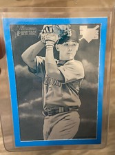 Mint DAISUKE MATSUZAKA, 2007 BOWMAN HERITAGE 1 of 1 rookie Print Plate #250 1/1