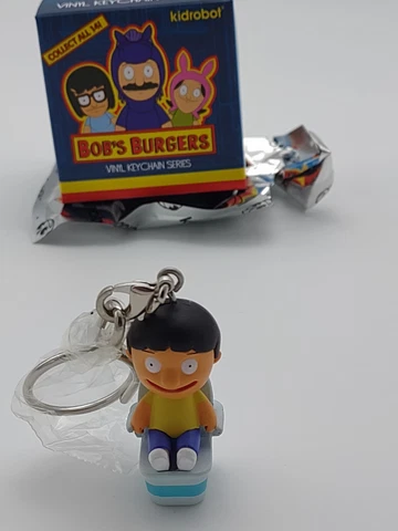 Kidrobot Bob's Burgers Gene Belcher On Toilet 1.6" Vinyl Figure Keychain Series Cover