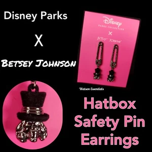 Orecchini Spille di sicurezza fantasma Disney Parks Haunted Mansion di Betsey Johnson - Foto 1 di 4