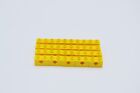 LEGO 20 x Lochstein Kreuz gelb Yellow Technic Brick 1x2 with Axle Hole 32064