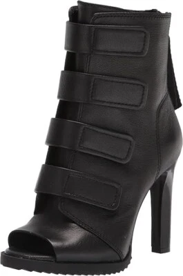 Dkny Women's Lug Sole Peep Toe Booties, Black Size 5.5M - Image 1 of 4