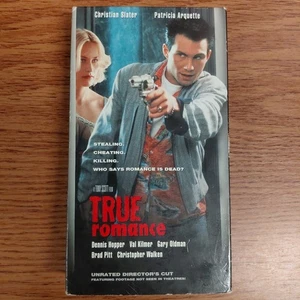 True Romance Unrated Director's Cut (VHS, 1994) Tarantino Tony Scott Video Tape - Picture 1 of 9