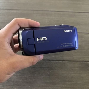 Videocámara compacta Sony Handycam HDR-CX240 azul 9,2 mp 54x zoom HD - Imagen 1 de 11