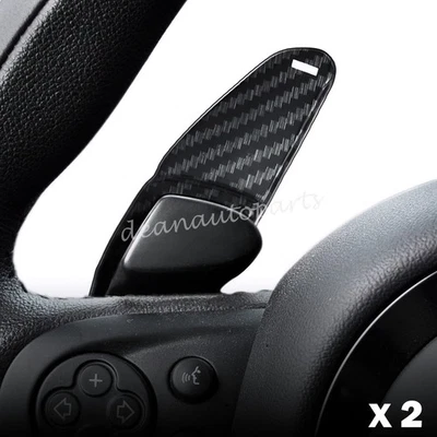 Palancas de cambio de volante negras para Mini Cooper R56 R57 R58 R60 R55 R59 R61 Foto 1 de 4