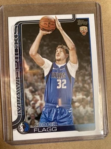 2025-26 Topps Basketball Cooper Flagg Rookie RC #201 Dallas Mavericks Base - Bild 1 von 4