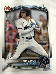 PJ Morlando 2025 Bowman Prospects Miami Marlins - Picture 1 of 1