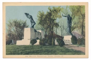 Cenotaph War Memorial Peterborough Ontario ON Walter Allward Bronze Statues PECO - Picture 1 of 2