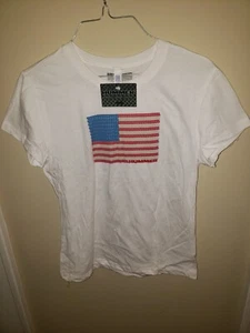 Hummer H American Flag T-shirt NWT Youth Large Made in USA - Picture 1 of 8