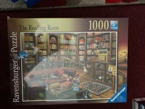 Ravensburger "Der Lesesaal" Bücher Bibliothek 1000 Puzzle Neu und versiegelt - Bild 1 von 1