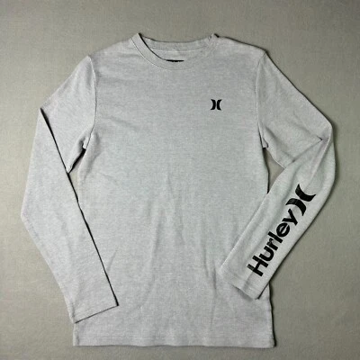 Hurley Boys Thermal Long Sleeve Grey Shirt 18/20 Surf - Image 1 of 4