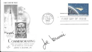 #1193 4c Project Mercury Cachet w/Astronaut (Kerwin) Auto 1st Day Cover w/FDC - Picture 1 of 1
