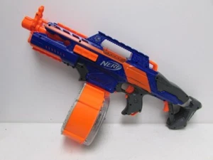 Nerf N-Strike Elite Rapidstrike CS-18 Motorized Blaster Dart Gun w 30 Round Drum - Picture 1 of 3