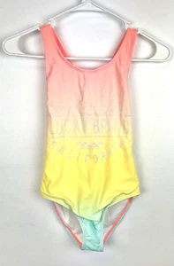 Lucky Brand Girl’s Yellow Multicolored One Piece Swimsuit Size M - Picture 1 of 4