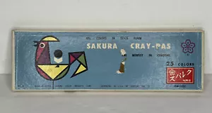 Vintage SAKURA CRAY-PAS 25 OIL COLORS IN STICK FORM MADE IN JAPAN EXC - Picture 1 of 8