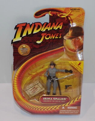 INDIANA JONES Crystal Skull IRINA SPALKO 3 3/4" ACTION FIGURE Hasbro 2008 MOC - Image 1 of 4