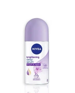 50ml X 4 Bottle - NIVEA Deodorant Deep Brightening Serum Lily Roll On - Picture 1 of 5