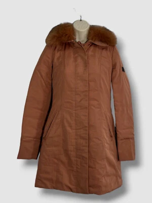 $990 Chaqueta Abrigo Parka Para Mujer Peuterey Marrón Metropolitan MX Talla IT 40/US 4 Foto 1 de 3